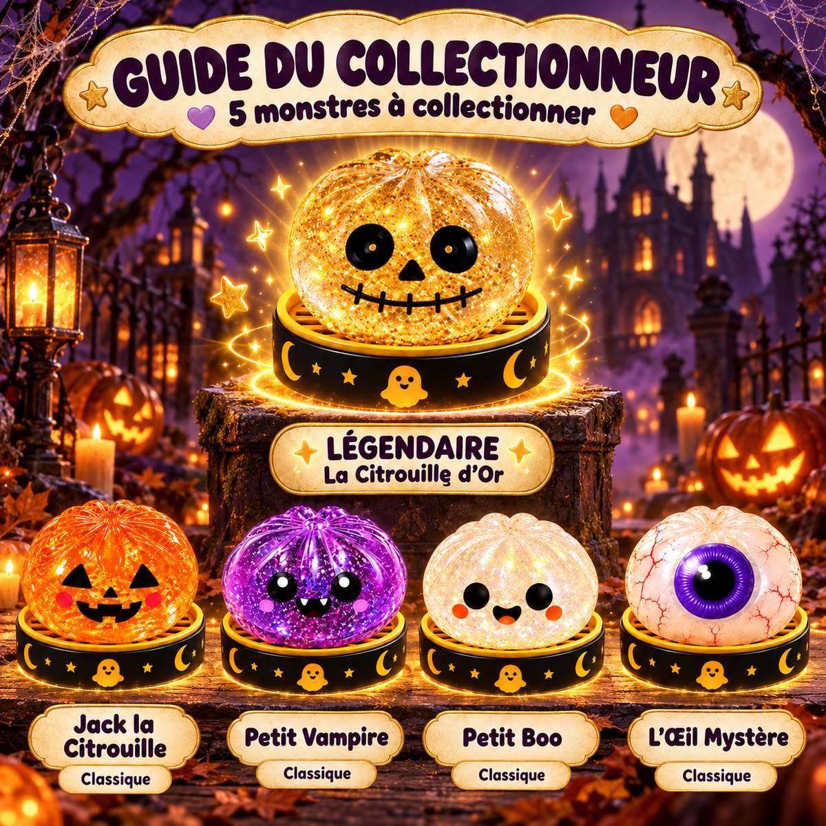 Squishy Monstres d'Halloween – Collection 2026
